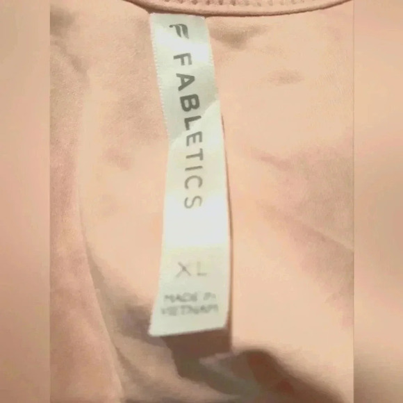 Fabletics Flowy Boxy Cropped Pink Tank Top Size XL - Picture 3 of 3